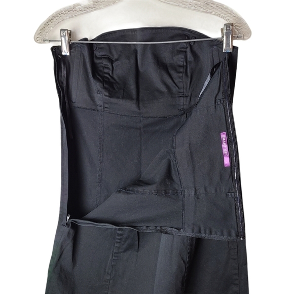 Smart Set strapless black mini  dress slim fit - Picture 9 of 10